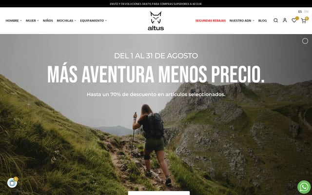 Screenshot of wearealtus.com