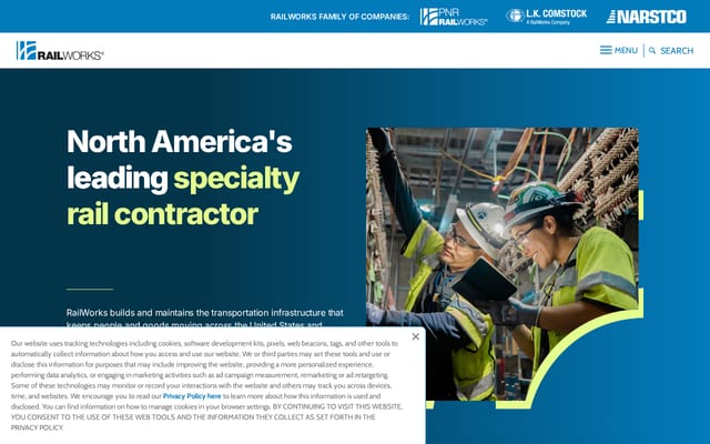 Screenshot of railworks.com