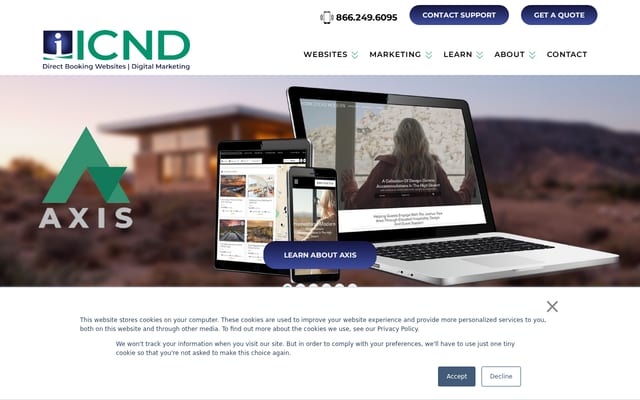 Screenshot of icoastalnet.com