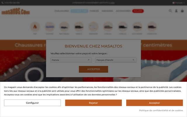 Screenshot of masaltos.com