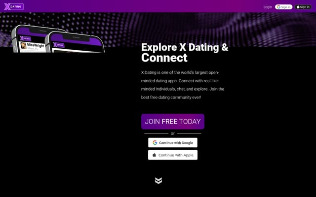 Screenshot of xdating.com