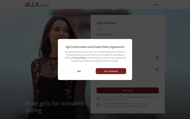 Screenshot of ulla.com