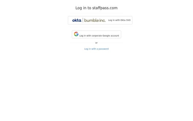 Screenshot of staffpass.com