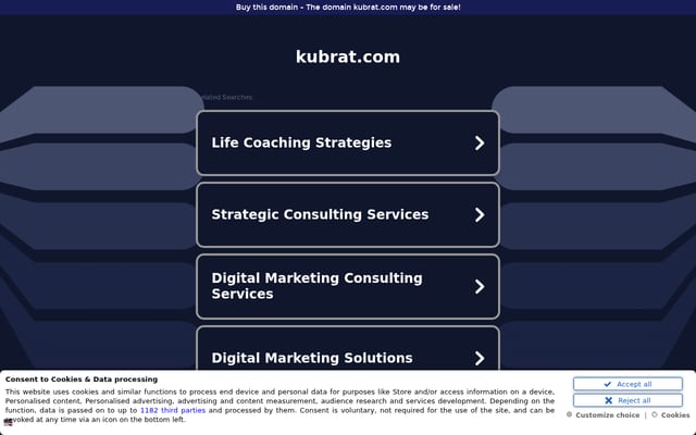 Screenshot of kubrat.com