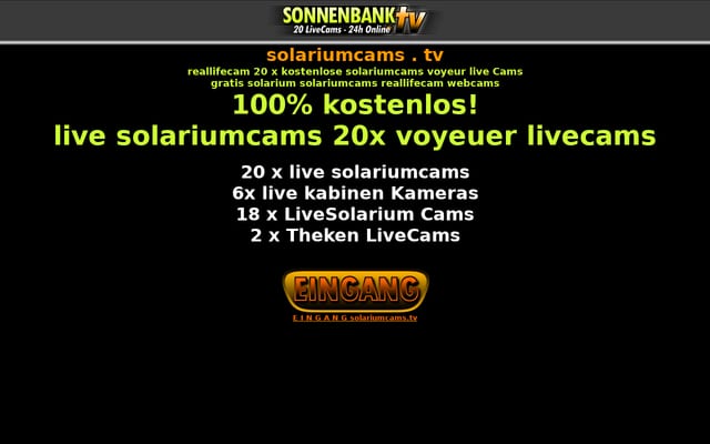 Screenshot of solariumcam.tv
