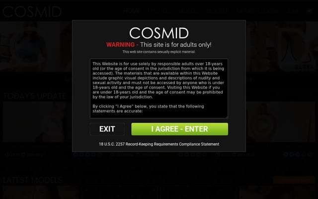 Screenshot of cosmid.net