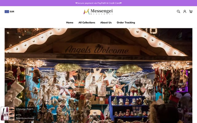 Screenshot of messengei.com