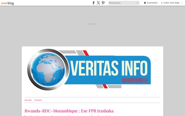 Screenshot of veritasinfo.fr