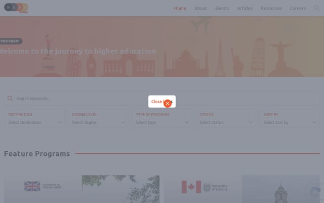 Screenshot of wedushare.com