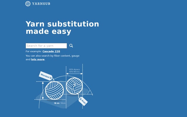 Screenshot of yarnsub.com