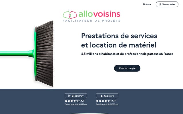 Screenshot of allovoisins.com