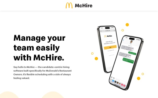 Screenshot of mchire.com