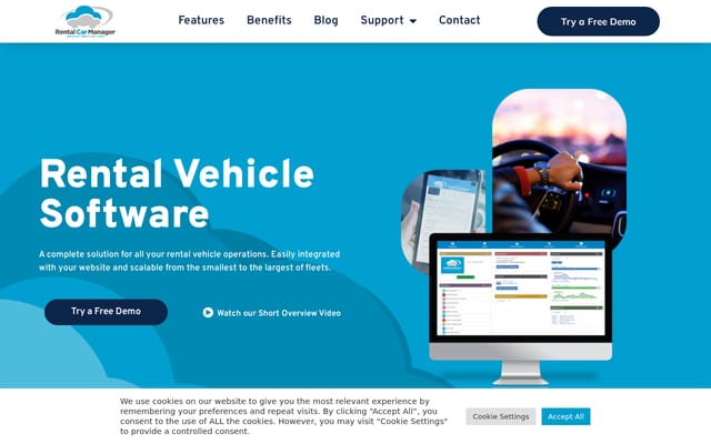 Screenshot of rentalcarmanager.com