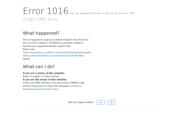 Screenshot of rophim.net
