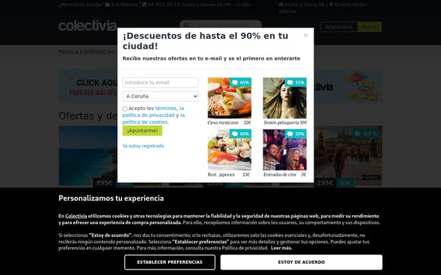 Screenshot of colectivia.com