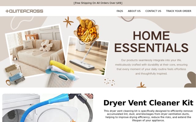 Screenshot of quiteacross.com