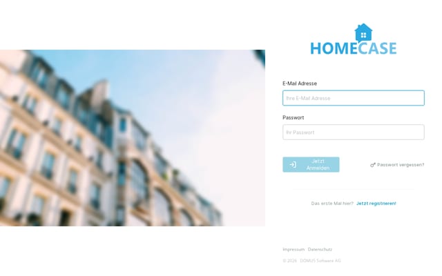 Screenshot of homecase.de