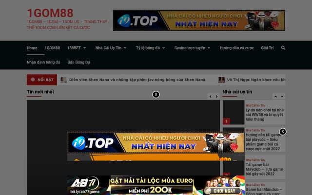 Screenshot of 1gom88.com