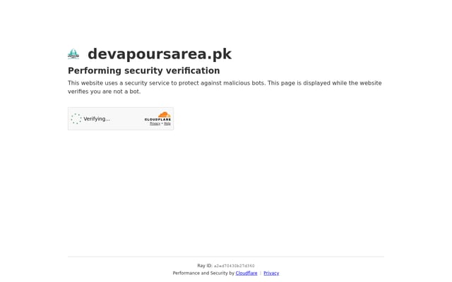 Screenshot of devapoursarea.pk
