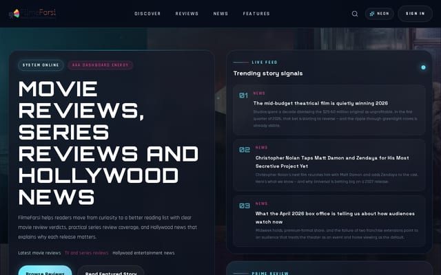 Screenshot of filmefarsi.com