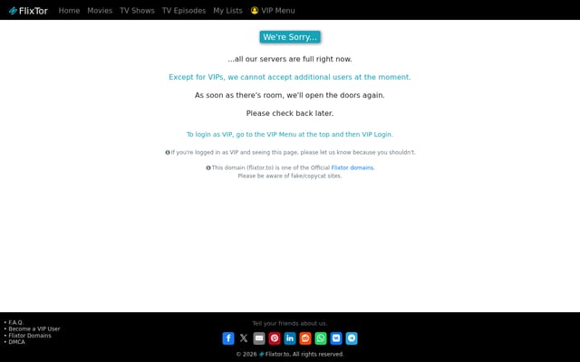 Screenshot of flixtor.to