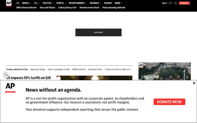 Screenshot of apnews.com