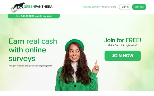 Screenshot of greenpanthera.com