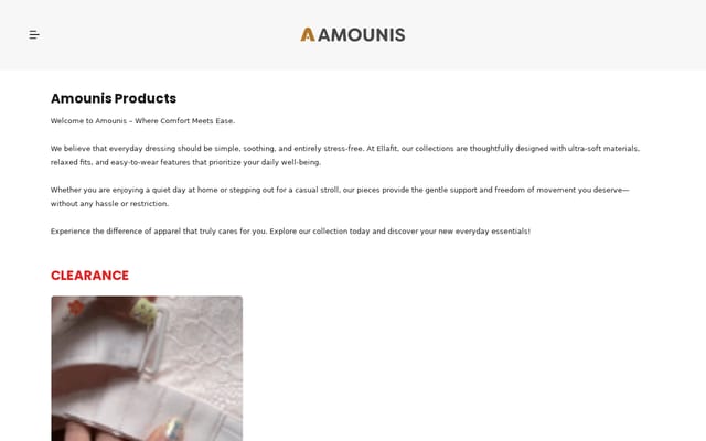 Screenshot of amounis.com