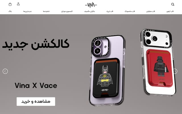 Screenshot of vinacases.com