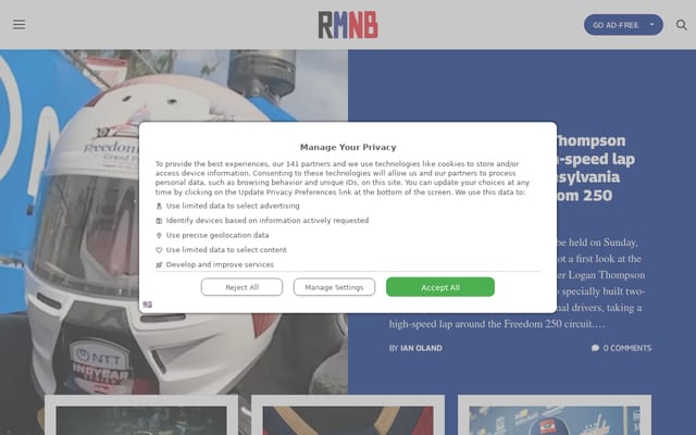 Screenshot of russianmachineneverbreaks.com