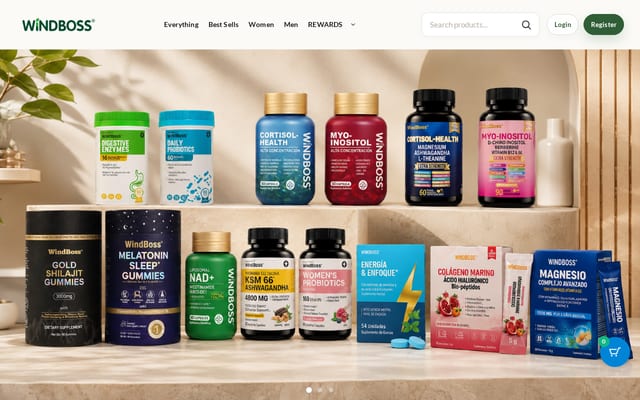 Screenshot of windboss.com