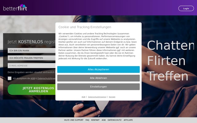 Screenshot of betterflirt.com