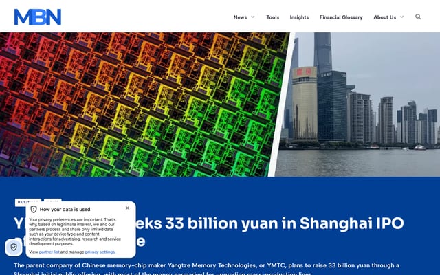 Screenshot of marketbusinessnews.com