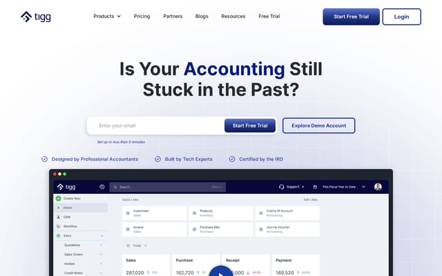 Screenshot of tiggapp.com