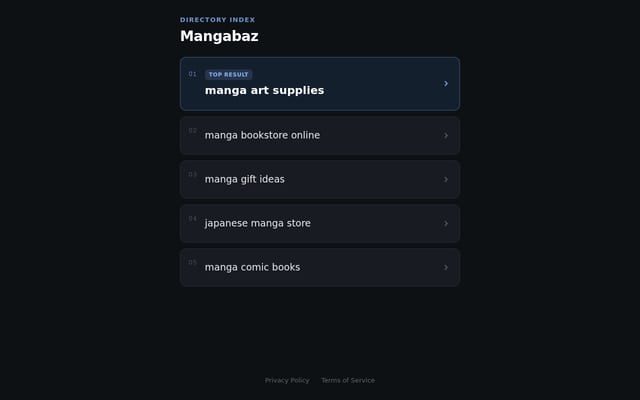 Screenshot of mangabaz.net