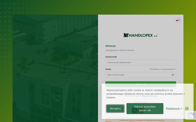 Screenshot of handlopex.biz