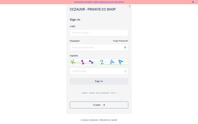 Screenshot of cczauvr.cc