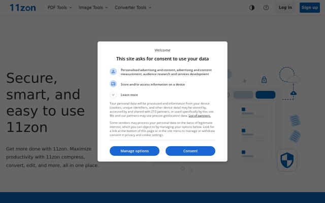 Screenshot of 11zon.com