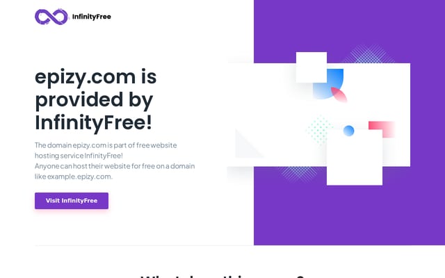 Screenshot of epizy.com