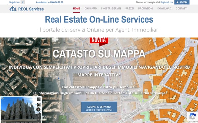 Screenshot of reol-services.it