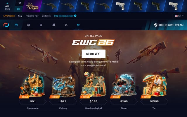 Screenshot of csgo.net
