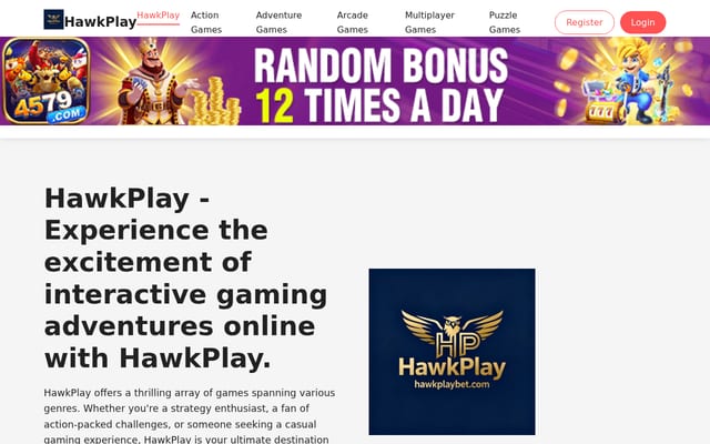 Screenshot of hawkplaybet.com