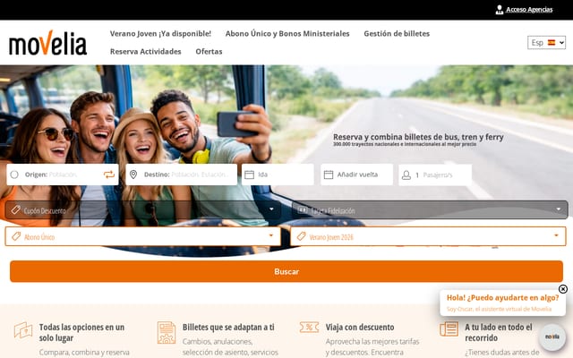Screenshot of movelia.es