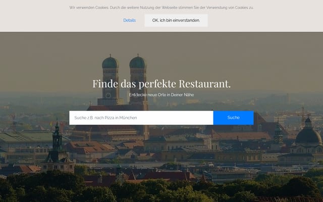 Screenshot of speisekartenweb.de