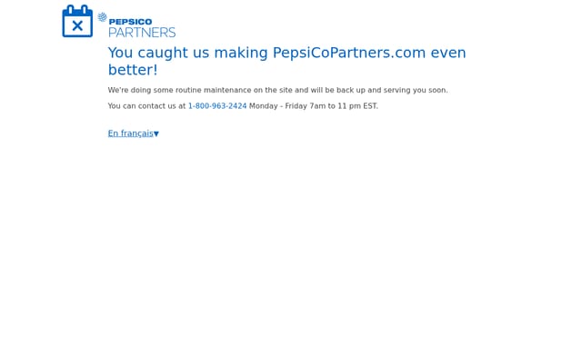 Screenshot of pepsicopartners.com
