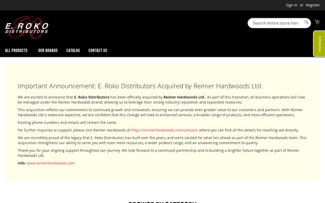Screenshot of eroko.com