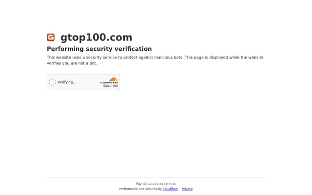 Screenshot of gtop100.com