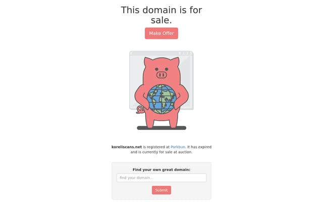 Screenshot of koreliscans.net