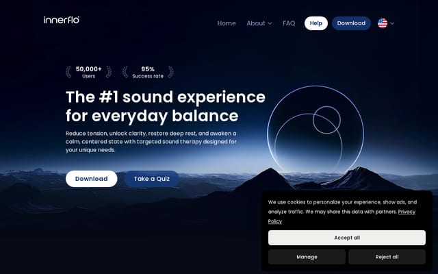 Screenshot of innerflo.me