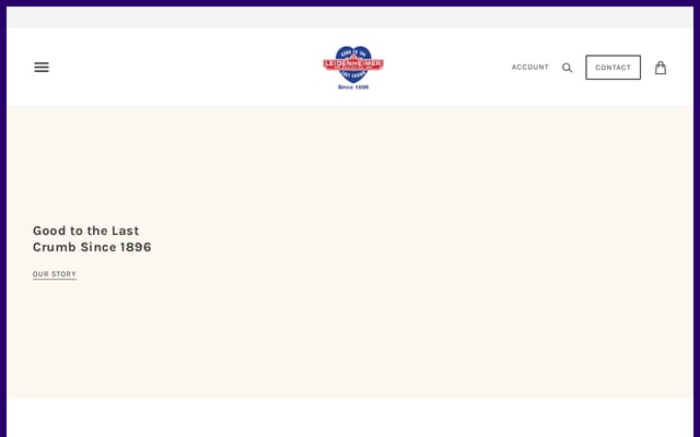 Screenshot of leidenheimer.com